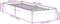 vidaXL - Bedframe - extra - lang - zonder - matras - massief - grenenhout - 80x220 - cm