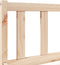 vidaXL - Bedframe - extra - lang - zonder - matras - massief - grenenhout - 80x210 - cm