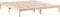 vidaXL - Bedframe - extra - lang - zonder - matras - massief - grenenhout - 200x210 - cm