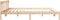 vidaXL - Bedframe - extra - lang - zonder - matras - massief - grenenhout - 180x210 - cm