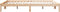 vidaXL - Bedframe - extra - lang - zonder - matras - massief - grenenhout - 140x210 - cm