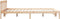 vidaXL - Bedframe - extra - lang - zonder - matras - massief - grenenhout - 160x220 - cm