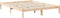 vidaXL - Bedframe - extra - lang - zonder - matras - massief - grenenhout - 160x210 - cm
