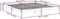 vidaXL - Bedframe - extra - lang - zonder - matras - massief - grenenhout - 200x210 - cm