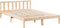 vidaXL - Bedframe - extra - lang - zonder - matras - massief - grenenhout - 160x210 - cm