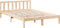 vidaXL - Bedframe - extra - lang - zonder - matras - massief - grenenhout - 140x220 - cm