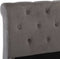 vidaXL - Bedframe - fluweel - grijs - 100x200 - cm