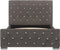 vidaXL - Bedframe - fluweel - grijs - 100x200 - cm