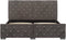 vidaXL - Bedframe - fluweel - grijs - 140x200 - cm