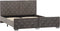 vidaXL - Bedframe - fluweel - grijs - 140x200 - cm