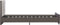vidaXL - Bedframe - fluweel - grijs - 90x200 - cm