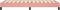 vidaXL - Bedframe - fluweel - roze - 100x200 - cm
