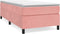 vidaXL - Bedframe - fluweel - roze - 100x200 - cm