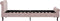 vidaXL - Bedframe - fluweel - roze - 100x200 - cm