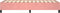 vidaXL - Bedframe - fluweel - roze - 100x200 - cm