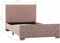 vidaXL - Bedframe - fluweel - roze - 100x200 - cm