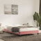 vidaXL - Bedframe - fluweel - roze - 120x200 - cm