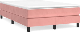 vidaXL - Bedframe - fluweel - roze - 120x200 - cm