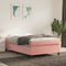 vidaXL - Bedframe - fluweel - roze - 120x200 - cm