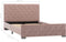 vidaXL - Bedframe - fluweel - roze - 120x200 - cm