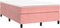 vidaXL - Bedframe - fluweel - roze - 120x200 - cm