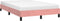vidaXL - Bedframe - fluweel - roze - 120x200 - cm