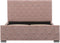 vidaXL - Bedframe - fluweel - roze - 120x200 - cm