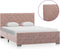 vidaXL - Bedframe - fluweel - roze - 120x200 - cm