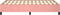 vidaXL - Bedframe - fluweel - roze - 120x200 - cm