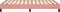 vidaXL - Bedframe - fluweel - roze - 120x200 - cm