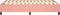 vidaXL - Bedframe - fluweel - roze - 120x200 - cm