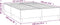 vidaXL - Bedframe - fluweel - roze - 140x190 - cm