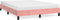 vidaXL - Bedframe - fluweel - roze - 140x190 - cm