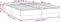 vidaXL - Bedframe - fluweel - roze - 140x190 - cm
