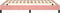 vidaXL - Bedframe - fluweel - roze - 140x190 - cm