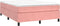 vidaXL - Bedframe - fluweel - roze - 140x190 - cm
