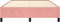 vidaXL - Bedframe - fluweel - roze - 140x190 - cm
