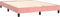 vidaXL - Bedframe - fluweel - roze - 140x190 - cm