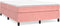 vidaXL - Bedframe - fluweel - roze - 140x200 - cm