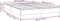 vidaXL - Bedframe - fluweel - roze - 140x200 - cm