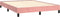 vidaXL - Bedframe - fluweel - roze - 140x200 - cm