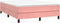 vidaXL - Bedframe - fluweel - roze - 140x200 - cm