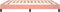 vidaXL - Bedframe - fluweel - roze - 160x200 - cm