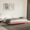 vidaXL - Bedframe - fluweel - roze - 160x200 - cm