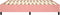 vidaXL - Bedframe - fluweel - roze - 160x200 - cm