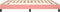 vidaXL - Bedframe - fluweel - roze - 180x200 - cm