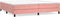 vidaXL - Bedframe - fluweel - roze - 200x200 - cm