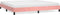 vidaXL - Bedframe - fluweel - roze - 200x200 - cm