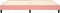 vidaXL - Bedframe - fluweel - roze - 200x200 - cm