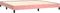 vidaXL - Bedframe - fluweel - roze - 200x200 - cm